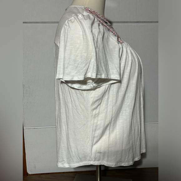 Knox Rose XXL peasant style top. More petite in length 27” 97% rayon - Picture 5 of 9